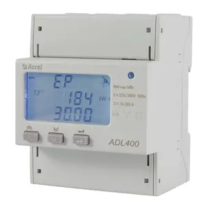 Rail Din 220V Modbus Compteur de puissance intelligent triphasé Compteur d'énergie numérique Kwh triphasé à 4 fils