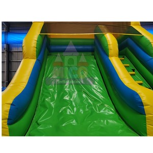 Toboggan Gonflable Arc-en-ciel Couleurs Vives Rouge Jaune Vert Monopiste <span class=keywords><strong>pour</strong></span> Enfants, Idéal <span class=keywords><strong>pour</strong></span> l'Extérieur, Usage Commercial et <span class=keywords><strong>Location</strong></span> de Fêtes Foraines - Product Image 6