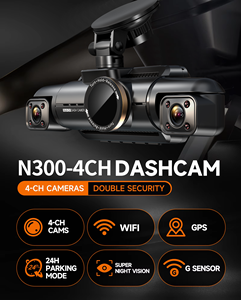 AD-365 4 채널 Dashcam 전면 및 후면 자동차 카메라 WIFI 자동차 DVR Cpl GPS 야간 투시경 자동차 블랙 박스 G 센서 대시 카메라 - Product Image 2