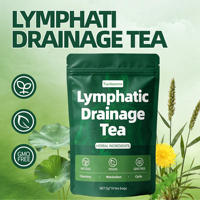 Sachets de tisane détoxifiante lymphatique : réduisent le gonflement et la rétention d'eau, soutien lymphatique naturel