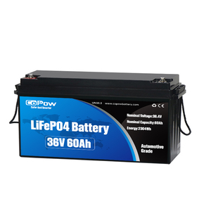 แบตเตอรี่ COPOW 100AH แบบชาร์จได้ 36V ลิเธียมไอออน สำหรับมอเตอร์เรือเดินทะเล ใช้แทนแบตเตอรี่ตะกั่ว-กรด ความหนาแน่นสูง SC-36100-B ลิเธียม - Product Image 2