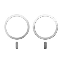 Coques de téléphone sans fil 2-en-1 3D de la série 17, vierges pour sublimation, personnalisables, en matériau PBT+TPU avec revêtement magnétique, étanches et antichoc