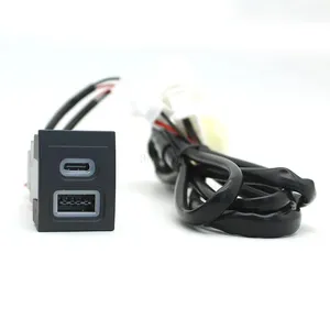 Modified Car Fast Charger QC3.0 USB Type-c Interface Adapter Charging Interface <b>Socket</b> for VW POLO 2004-2011 Accessories - Product Image 3