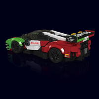 Bloques de Construcción para Armar Minicoche Híbrido 27160, con Caja de Exhibición, Juguetes Unisex MOC, Regalo, Bloques de Plástico ABS 430