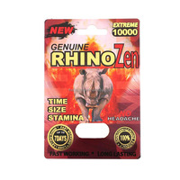 Emballage personnalisé sous blister pour les pilules Rhino pour l'amélioration des performances masculines, boîtes d'emballage et cartes blister 3D, boîte pour la performance sexuelle masculine