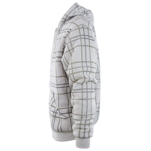<span class=keywords><strong>Sweat</strong></span> <span class=keywords><strong>à</strong></span> <span class=keywords><strong>capuche</strong></span> <span class=keywords><strong>zippé</strong></span> pour homme, doublure <span class=keywords><strong>sherpa</strong></span> <span class=keywords><strong>à</strong></span> carreaux, coupe oversize, molleton épais, streetwear, logo personnalisé, vente en gros, décontracté - Product Image 5