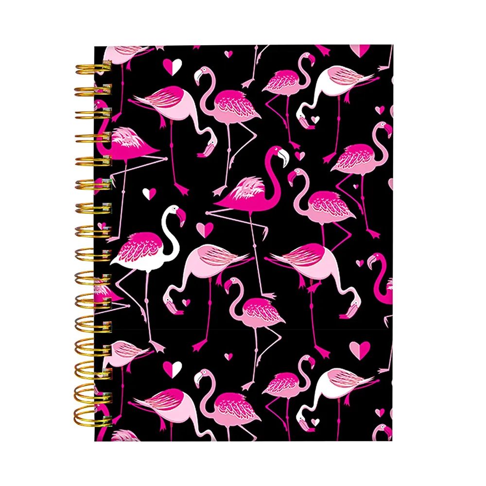 Cuaderno de notas de papel espiral con impresión personalizada, diario, Agenda, diario, semanal, organizador mensual