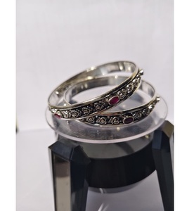 Beautiful Silver Plated <b>Charm</b> <b>Bracelets</b> <b>for</b> Women Refined Ornamental Patterns Stylish Modern Fashion Look India SUMAN SILVER - Product Image 2