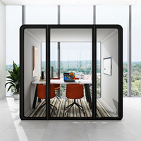 Pod silencieux modulaire de qualité certifié Pod de bureau de réunion en plein air insonorisé économique Pod de bureau privé unique