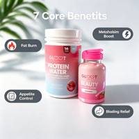 Complément de protéines de collagène hydrolysé, L-carnitine, extrait de thé vert, capsule en poudre, capsaïcine, complexe de vitamines B, boisson au collagène
