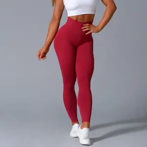 Leggings de Yoga taille haute pour femmes, pantalon d'entraînement, de Sport, avec Logo personnalisé,