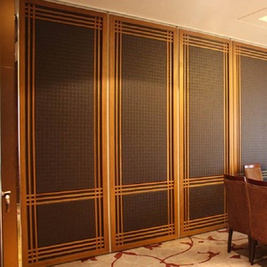 Aggloméré cloison de séparation en aluminium <span class=keywords><strong>panneau</strong></span> mural décoratif commercial cloison mobile - Product Image 1