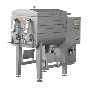 Mélangeur automatique grande capacité pour pâtes de viande et de poisson, mélangeur de garnitures à viande fraîche à remplissage sous vide à fréquence variable - Product Image 2