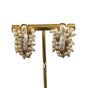 Pendientes de Zirconia Vintage con Forma de Grano de Arroz, Estilo Simple y Moderno - Product Image 5