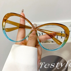 2025 <span class=keywords><strong>Vogue</strong></span> multicolore oeil <span class=keywords><strong>de</strong></span> chat <span class=keywords><strong>lunettes</strong></span> femmes Chic couleur bonbon décor <span class=keywords><strong>lunettes</strong></span> tendance bleu lumière bloquant ordinateur optique cadres - Product Image 3