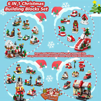2026 bricolage nouvel an cadeau jouets cadeau Miniature 24 jours compte à rebours calendrier de l'avent boîtes pour noël blocs de construction ensembles