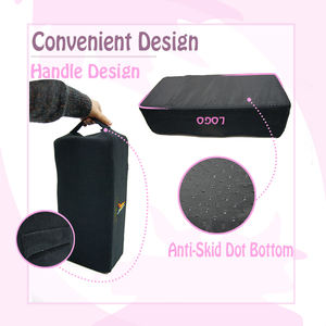 Logotipo bordado, almohadas de 2 capas para rellenar glúteos, almohada BBL de espuma viscoelástica después de la cirugía para glúteos, almohadas brasileñas con bolsa de transporte - Product Image 3