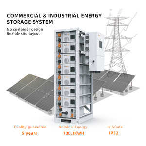 ระบบจัดเก็บพลังงานแสงอาทิตย์แบบไฮบริด 30kW 50kW 100kW ชุดอุปกรณ์ครบชุดพร้อมแบตเตอรี่สำหรับเชิงพาณิชย์และอุตสาหกรรม - Product Image 4