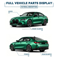 Kit de carrosserie large en PP pour BMW G20 G28, conversion style M3 G80, accessoires auto – Offre Spéciale