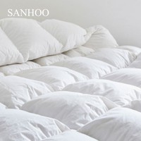 SANHOO Hotel housse de couette ensemble d'insertion de couette 100% coton literie intérieure