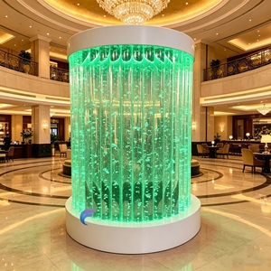 Coastal Design Round Acrylic LED Water Bubble Wall Lobby Pillar Decorative Cover - Product Image 2