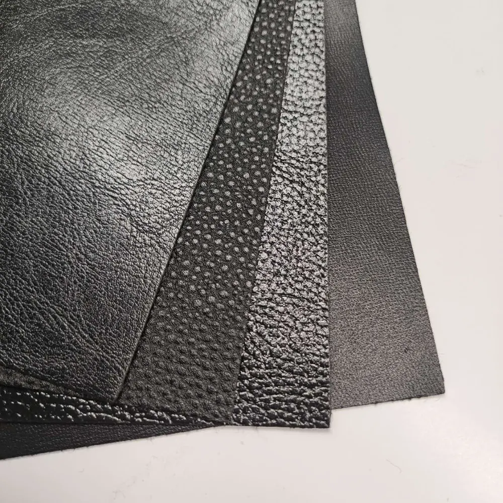 Fresh stock PVc leather black PVC vinyl leather for bags