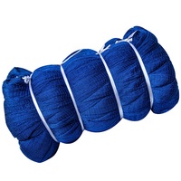 China-Preis: Kaufen Sie blaue, knotenlose Raschel-Fischernetze aus Nylon-Polyester (210D/15PLY) für den afrikanischen Markt