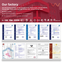 Panneau de luminothérapie rouge premium à haute irradiation, 12 longueurs d'onde, spectre complet pour cliniques professionnelles, bien-être et récupération à domicile