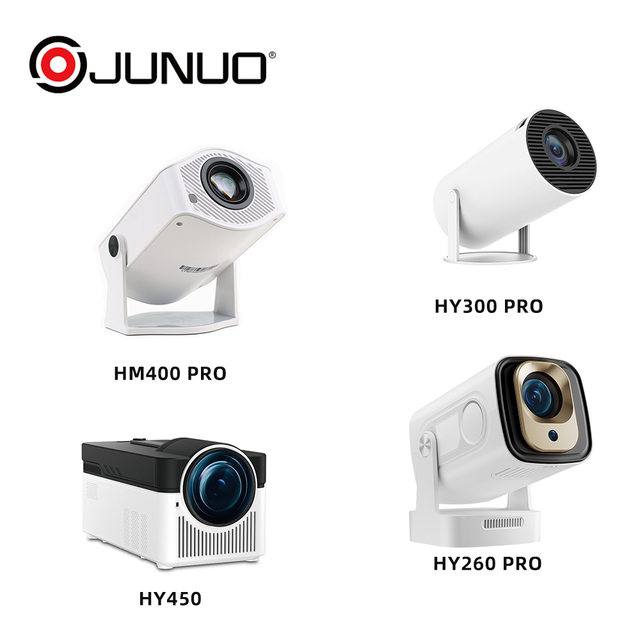 New Upgrade Chip H726 Smart Multimedia Android 14 Beamer 720p Home Lcd Hy300 Pro+ Hifi Sound Video 4k Portable Mini Projector
