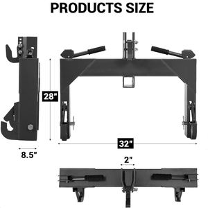 3-נקודה טרקטור מהיר מקלט קטגוריה 1 טרקטור ליישם הסתגלות אין קועים נדרש ירוק אבקת מעיל - Product Image 2