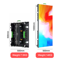 Pantalla LED Gigante para Interiores y Exteriores de 500x500 mm, Fondo de Escenario, Video Wall LED P2.6-P4.81, Resolución 8K, IP65 Impermeable, Pantalla LED sin Costuras