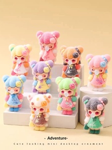 Figurine Nanci Bubble Girl mignonne à motifs, décorations de bureau de dessin animé, jouet tendance - Product Image 6