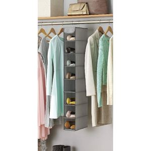 Étagères à chaussures suspendues modernes pliables de bonne qualité, 8 sections, en tissu non tissé, organisateur de placard, étagères de rangement - Product Image 2