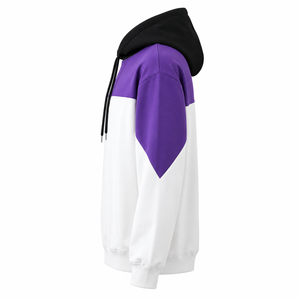 Sweat-shirt à capuche pour homme Ashaz Impex, design color block, coupe décontractée, vêtement d'automne, 100% coton - Product Image 3