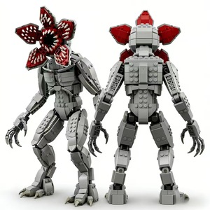 Nouveau modèle de construction en plastique de 40 pièces : Plante carnivore géante, Démon, Demogorgon, Vecna - Jouet de construction - Product Image 1