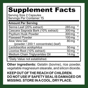Capsule Detox a base di Detox a base di disintossicazione del Colon depurei dimagranti capsule dimagranti per la salute dell'intestino e integratore di fodera - Product Image 5