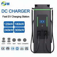 Chargeur de véhicule électrique numérique extérieur 60kW 120kW 180kW CCS2