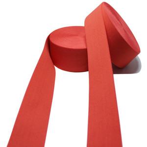 Watermelon <strong>Red</strong> 4cm Double-Sided Fleece Nylon <strong>Elastic</strong> Band High <strong>Elastic</strong> Health Seat Shuttleless Factory Stock for Bags - Product Image 4