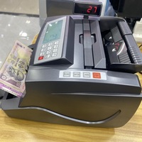 Mesin penghitung multi-mata uang penghitung tagihan asing untuk Dolar Australia AS dan mata uang Afrika Barat berbagai