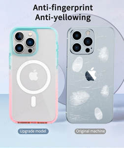 Le changement de couleur Pc Tpe Transparent Tpu étui de téléphone magnétique pour <span class=keywords><strong>Iphone</strong></span> 15 14 13 12 <span class=keywords><strong>11</strong></span> Plus <span class=keywords><strong>Pro</strong></span> Max - Product Image 3