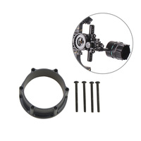 Adaptateur de montage de viseur Black Tommy pour tir à l'arc, adaptateur de viseur à un ou cinq points pour arc à poulies