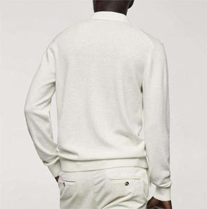 Knitwear Supplier Custom Old Money Outfits Homme <strong>Men's</strong> Wool Sweater Shirt Quality Knit <strong>Polo</strong> Collar Italian Cashmere <strong>Jumper</strong> <strong>Men</strong> - Product Image 2