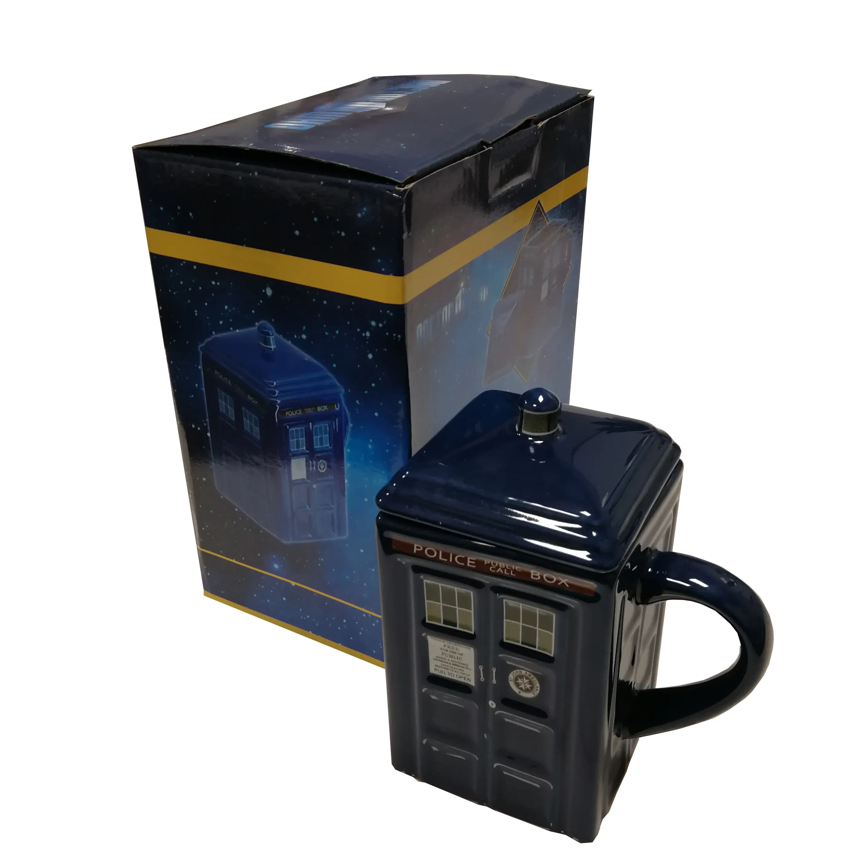 2020 New custom color printed mug box with sponge insets for 11oz coffee mug packaging