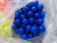 Оптовые экологичные гольф-мячи с OEM-сервисом: двухкомпонентные, из резины и сурлина, цветные, для тренировок