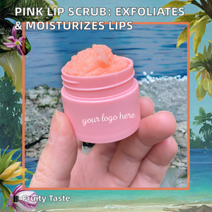 Crema Labial Rosa de 10G de Buena Calidad, Herbal, con Logotipo Privado, Exfoliante, Hidratante, con Sabor a Frutas - Product Image 2