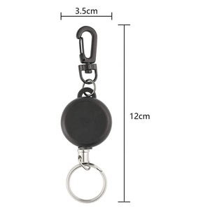 Portachiavi Retrattile Antifurto per Campeggio, Alpinismo, Viaggi, Attività all'Aperto, Strumenti di Sopravvivenza ad Alta Resistenza - Product Image 1