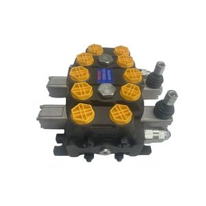 Distributeur de chargeurs hydrauliques Huamao, vanne de commande à 1-7 sections actionnée par joystick - Product Image 3