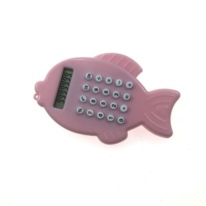 Fish Keychain Calculator 8 Digits Battery Powered ABS Material Colorful Design For Kids And Adults - Product Image 5