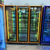 Système de refroidissement ventilé Plug-in 420 Litres Super General Refroidisseur de bouteilles vertical à porte unique