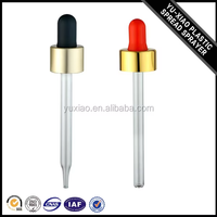 Bouchons de flacons compte-gouttes en silicone personnalisables Yu-Xiao pour huiles essentielles, avec graduations et multiples spécifications